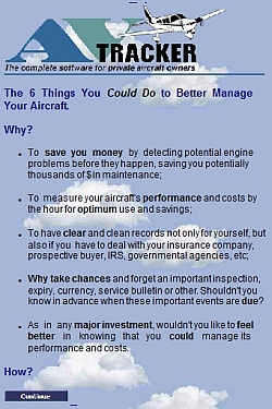 Visit... AVTracker (the complete software for private aircraft owners)